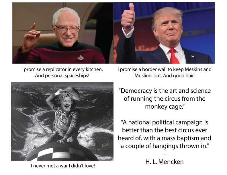 Trump-Sanders-Hillary