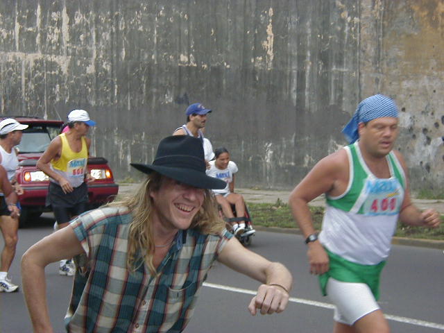 Ben running in marathon?!